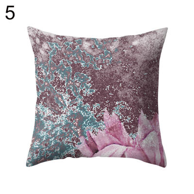 

Flower Peony Throw Pillow Case Cushion Cover Sofa Bed Car Cafe Office Decoration