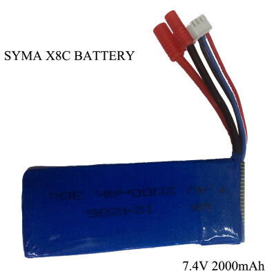 

Rechargeable 74V 2000mAh for SYMA X8C X8G X8HG RC Quadcopter