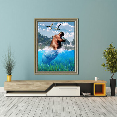 

Gobestart 5D Full Square Dirll Embroidery Paintings Rhinestone Pasted DIY Diamond Painting