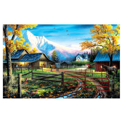 

5D DIY Full Drill Diamond Painting Village Cross Stitch Embroidery Mosaic