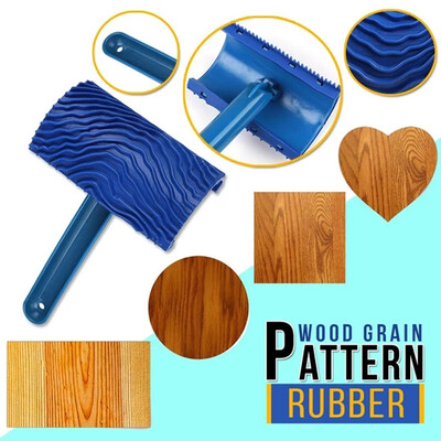 

〖Follure〗Wood Pattern Brushing Roller Embossed Wall Art Paint Art Wallpaper