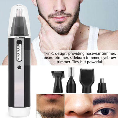 

Greensen Kemei 4-in-1 Portable Electric Shaving Nose Ear Beard Hair Eyebrow Trimmer Set Safe Men EU