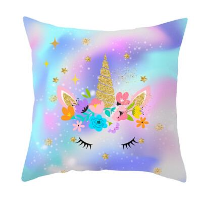 

26 Pattern Fashion 1818 Cartoon Cute Unicorn Cushion Cover Pillow Case Home Sofa Decor