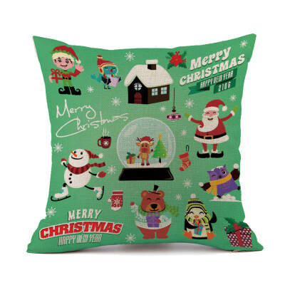 

Tailored Christmas Sofa Bed Home Decoration Festival Pillow Case Cushion Cover