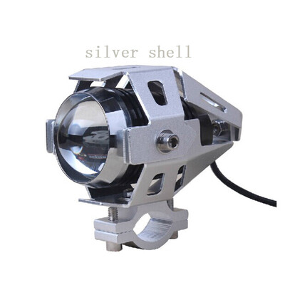 

1PCS 125W motorcycle headlights 12V auxiliary working lamp U8 U5 led motorbike spotlight accessories 12V moto DRL spot head light