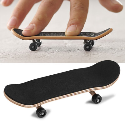 

Greensen 1Pc Maple WoodenAlloy Fingerboard Finger Skateboards With Box Reduce Pressure Kids Gifts