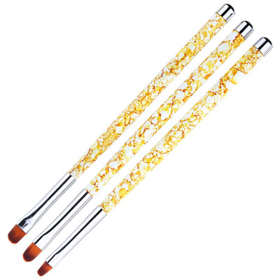 

Toponeto Nail Art Tips Gel Crystal Acrylic Painting Drawing Pen Polish Brush Pen Tool D