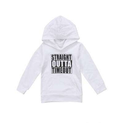 

Casual Toddler Newborn Baby Boy Girl Hoodie Tops Hooded Sweatshirt Outdoor NEW2 style Letter Print