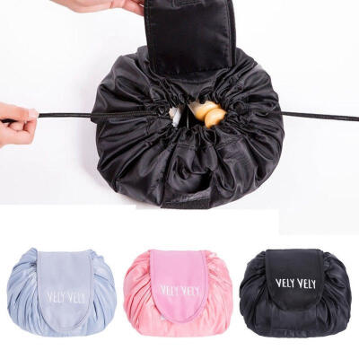 

Large Capacity Women Cosmetic Drawstring Bag Magic Cosmetic Pouch Travel Storage