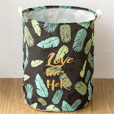 

Round 3545Cm Folding Laundry Clothes Washing Toy Storage Hamper Bin Bag Basket Bathroom Supplies