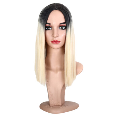 

〖Follure〗Synthetic Hair 16 Inches Straight Hair Wig For Black Hair Women Synthetic Wig