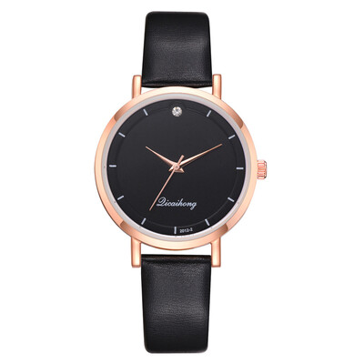 

Korean fashion creative personality female student watch wish new PU belt ladies casual fashion watch