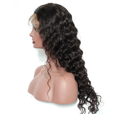 

Dolago virgin Loose Wave 360 Lace Frontal Wig 180 Malaysian Lace Front Human Hair Wigs With Adjustable Removal Elastic Band Wavy