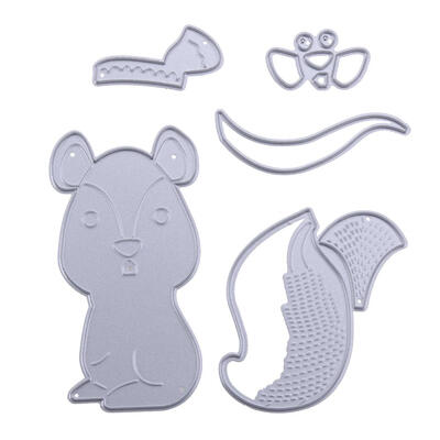 

Cute Squirrel Cutting Die DIY ScrapbookPhoto Album Embossing Metal Stencil