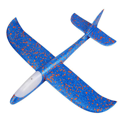 

Siaonvr Foam Throwing Glider Airplane Inertia LED Aircraft Toy Hand Launch Airplane Model
