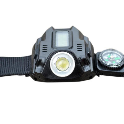 

CREE LED Tactical Display Rechargeable Wrist Watch Flashlight Torch