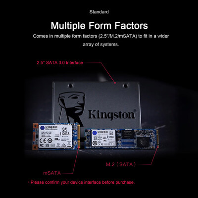 

Kingston UV500 SUV500MS480G MSATA SSD Internal Solid State Drive Hard Disk