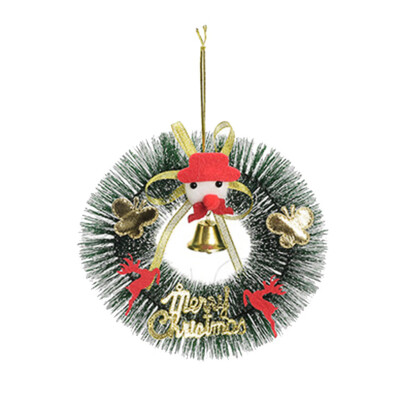 

Tailored Christmas Tree Decoration Small Wreath Ornament Home Decor Holiday Gift Pendant