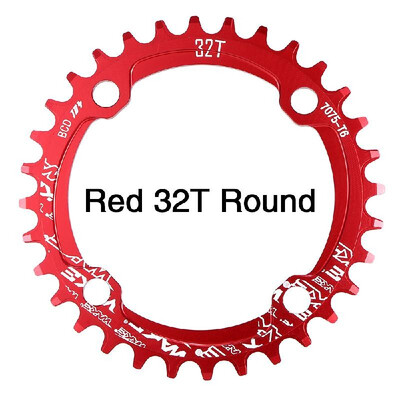 

Bike Narrow Wide Chainring Crankset Single Chain Ring Bike Round Oval Chainrings BCD 104MM 32T 34T 36T 38T