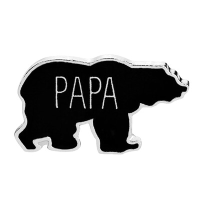 

Novelty Bear Pins Enameled Papa Mama&Baby Bear Brooches Vintage Souvenirs Christmas Gift