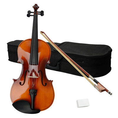 

Ktaxon 15-inch 16-inch Solid Wood Acoustic Viola with Case Bow Rosin Bridge&Strings for StudentBeginner