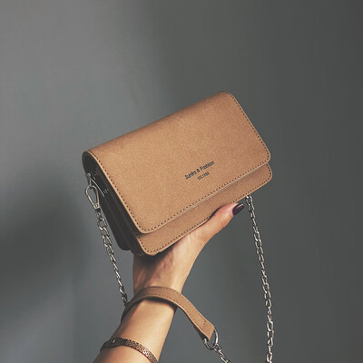 

Bag female 2019 new wave Korean version of the matte small square bag wild retro chic chain shoulder Messenger bag