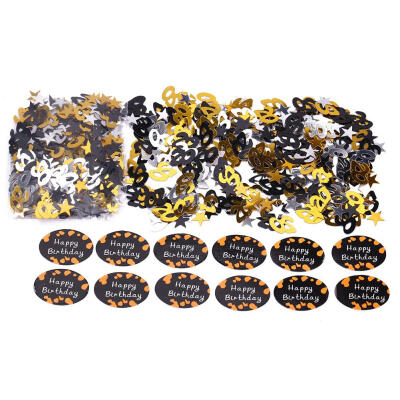 

600pcspack Number Confetti Star Happy Birthday Push Popper Tissue Paper