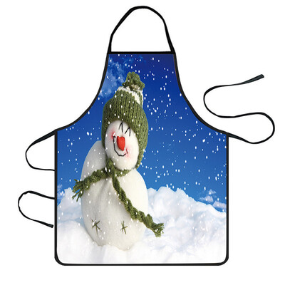 

Tailored Christmas Decoration Waterproof Apron Kitchen Aprons Dinner Party Apron