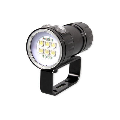 

ZHISHUNJIA Diver Diving Flashlight 500M 18000LM IPX8 Waterproof LED Underwater Lamp for Video Photography