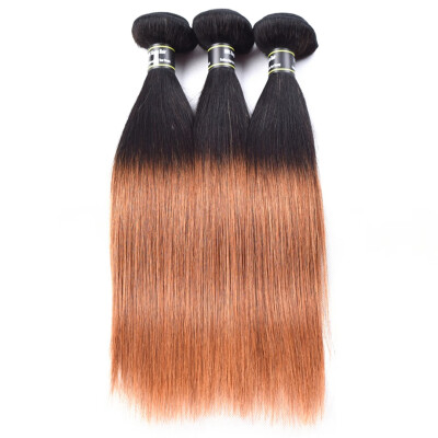 

Amazing Star Ombre Hair Brazilian Virgin Hair 3 Bundles Straight Hair Bundles Unprecessed Human Hair Weave Ombre Hair T1b30