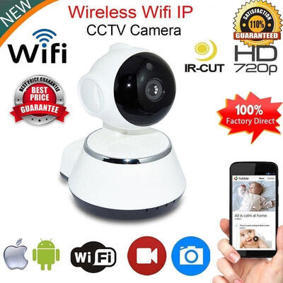 

Wireless 720P Pan Tilt Network Home CCTV IP Camera IR Night Vision WiFi Webcam