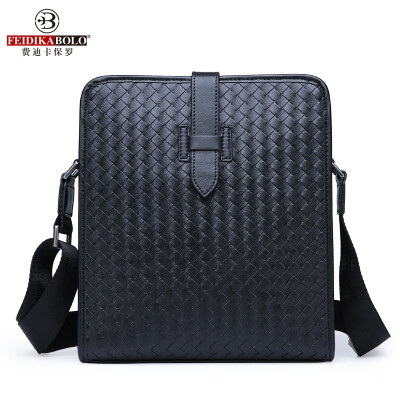 

New mens bag mens bag shoulder bag Messenger bag mens business bag weaving mens briefcase