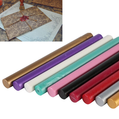 

Greensen 10 Colors 5pcs Seal Stamp Wax Sticks For Sealing Vintage Birthday Wedding Invitation Cards
