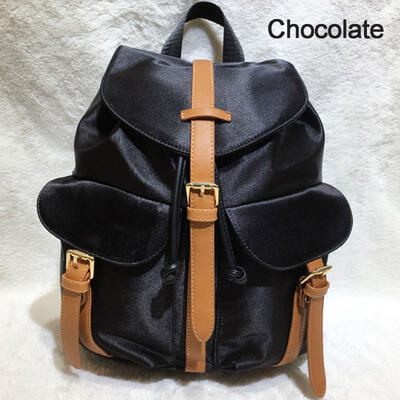 

Buckle Flap Drawstring Backpack Fashion Shoulders Bag For Women