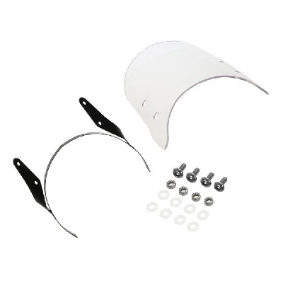 

Universal Motorcycle Windshield Windscreen Fit for CG125 GN125 Black