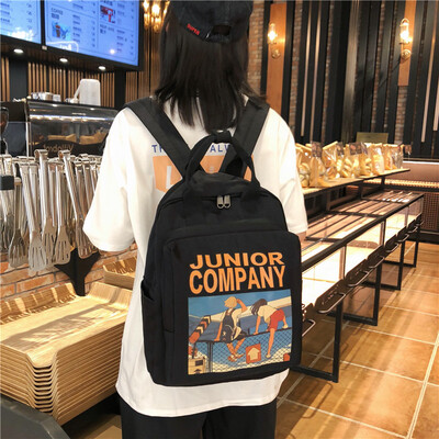 

Insfeng schoolbag female Korean version of high school backpack college students wear fashionable shoulder bags