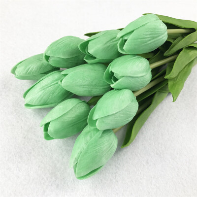 

Toponeto Tulip Artificial Flower Latex Real Bridal Wedding Bouquet Home Decor 20pcs