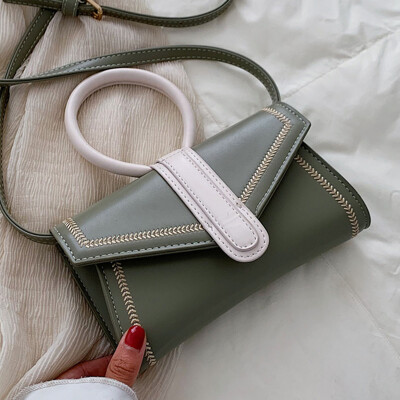 

North bag summer new female 2019 new fashion Joker shoulder bag texture foreign style slung portable small square bag