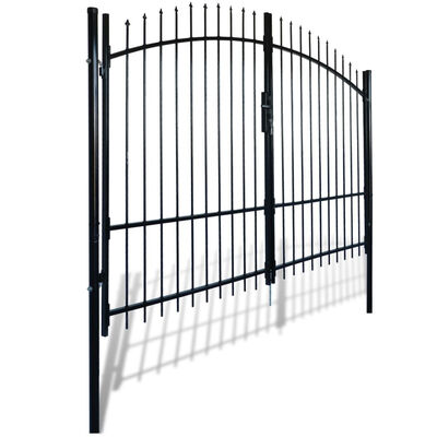 

Double Door Fence Gate with Spear Top 10 x 7