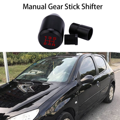 

Tailored Universal Car 5 Speed Aluminum Shift Knob Manual Gear Stick Shifter Black Lever