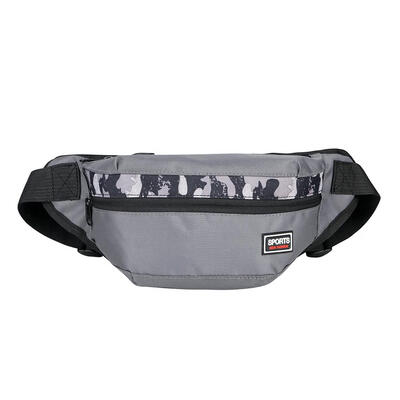 

Men Waist Pack Camouflage Splicing Chest Bag Casual Crossbody Fanny Pack