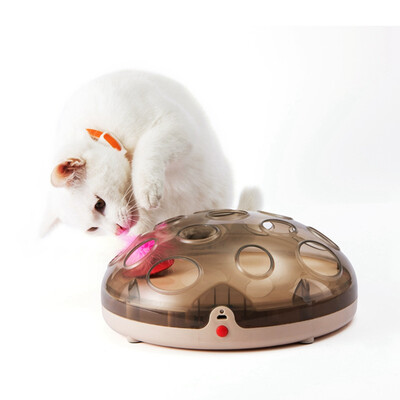 

Pet Cat Playing Scratch Board USB Rechargeable Mice Toy Plush Animal Scratcher for Cat Kitten Interactive Playing Toy Supplies