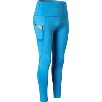 

New Sexy Girls Pocket Gym Long Yoga Pants Sports Trousers Women Compression Running Pants Tight Leggings