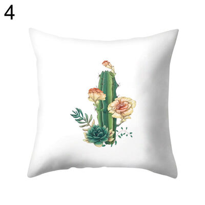 

Flower Cactus Flamingo Watermelon Pillow Case Cushion Cover Sofa Car Cafe Decor