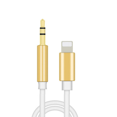 

8pin to 35mm AUX Audio Male Headset Adapter Cable for iPhone IOS 11