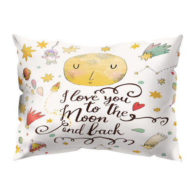 

〖Follure〗Print Pillow Case Polyester Sofa Car Cushion Cover Home Decor 30 X 50cm