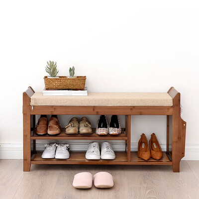 

XIAOZHUJIANG Creative belt replacement shoe bench 100 long storage storage bench shoe rack 4224