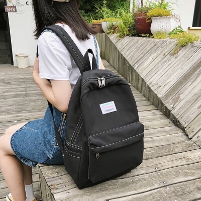 

Korean version of high school schoolbag girls feel the ancient girl backpack inswind Baidu University Mori Department shoulder bag