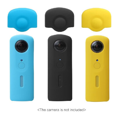 

Andoer Protective Silicone Rubber Cover Soft Case Protector Skin Cover for Ricoh Theta  360 Degree Panoramic Panorama Camera