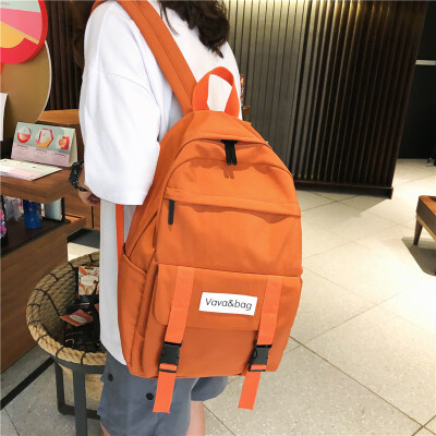 

Fashion schoolbag female insfeng Korean version ulzzang high school students backpack tidal high school shoulder bag